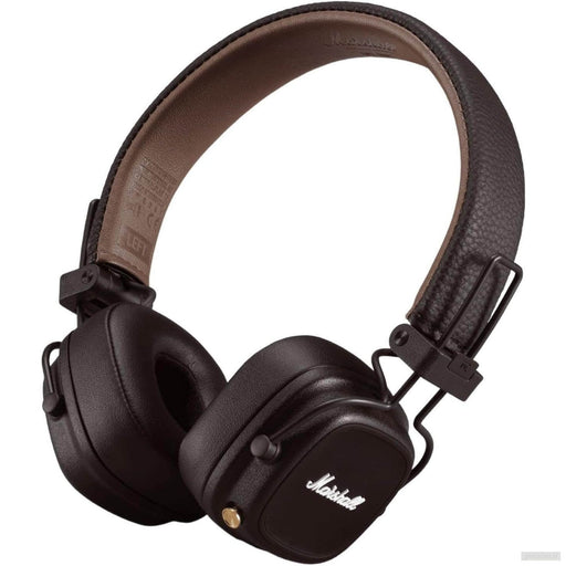 Marshall Major IV Bluetooth naglavne slušalke, rjave-0