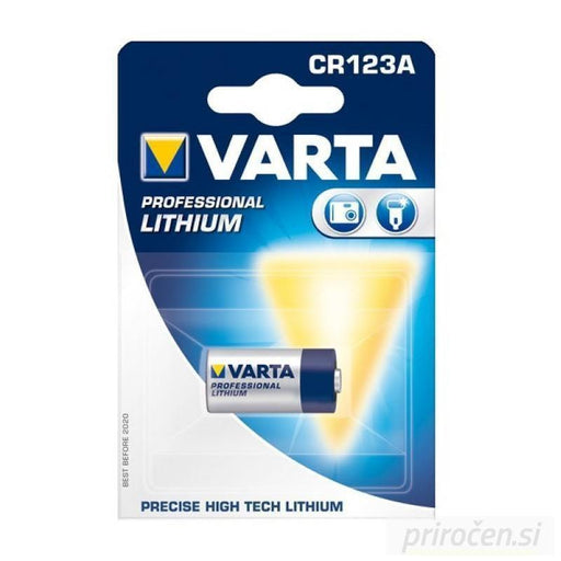 VARTA baterija CR123A 3V PROFESSIONAL 6205, 10kos-PRIROCEN.SI