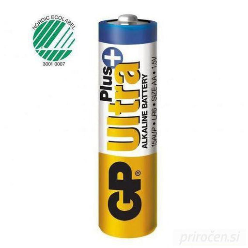 GP baterija AA ULTRA PLUS LR6, 4 kos-PRIROCEN.SI