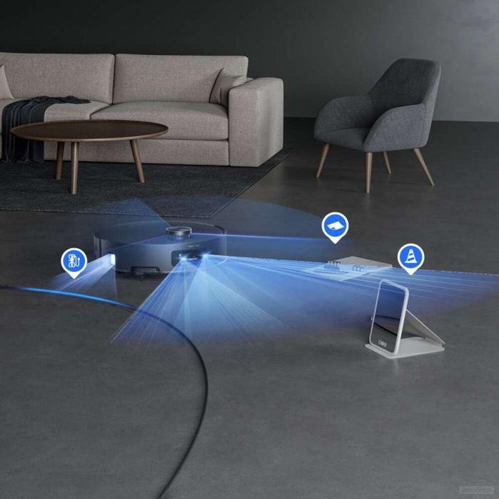 Dreame Aqua 10 Ultra Track robotski sesalnik, črn-PRIROCEN.SI