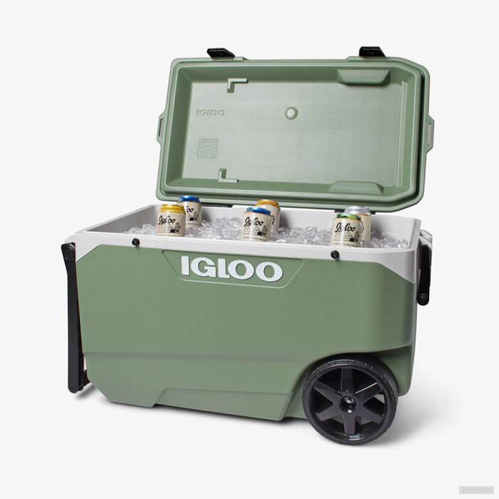 IGLOO Prenosna hladilna skrinja ECOCOOL Latitude 90, 85L, zelena-PRIROCEN.SI