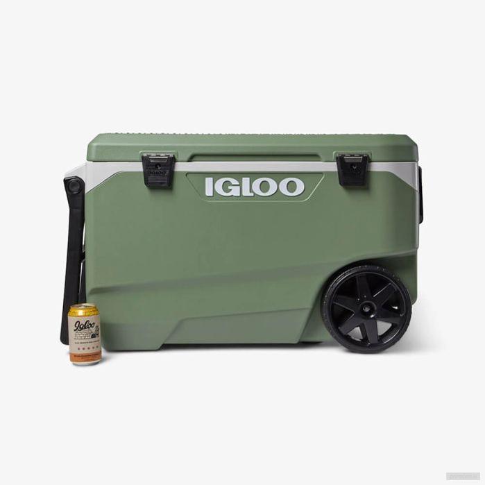 IGLOO Prenosna hladilna skrinja ECOCOOL Latitude 90, 85L, zelena-PRIROCEN.SI