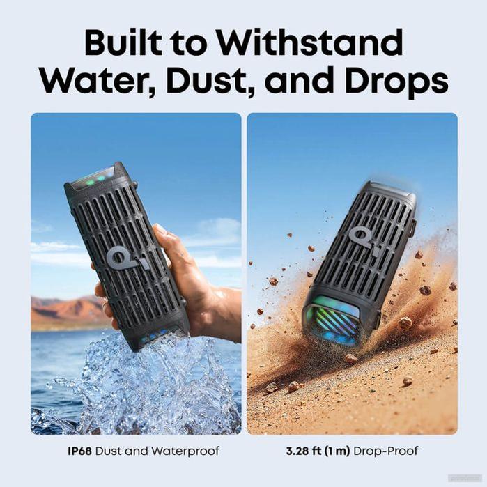 Anker Soundcore Boom 3i prenosni Bluetooth zvočnik, črn-PRIROCEN.SI