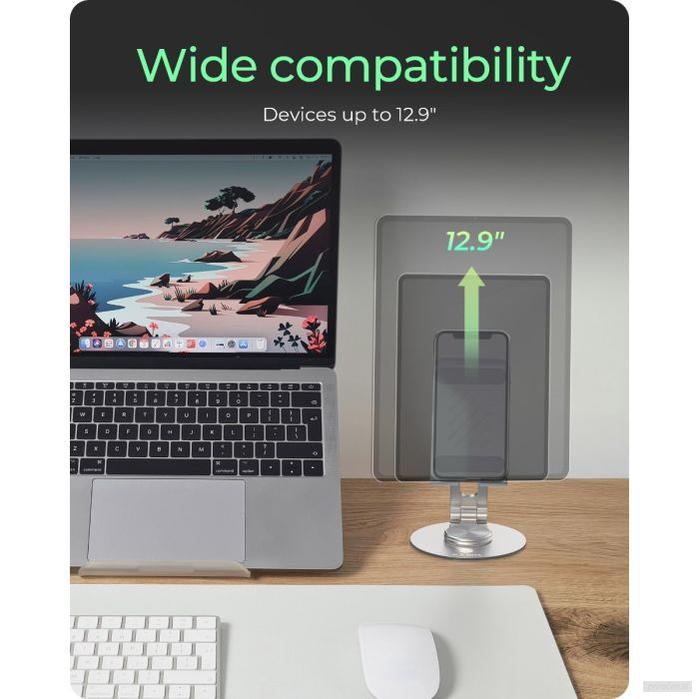 IcyBox IB-TH201-R vrtljiv nosilec za tablice in mobilne telefone do 12,9"-PRIROCEN.SI