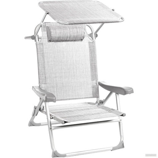 BRUNNER Zložljiv stol za plažo z nastavljivo senčnico MAKAI 0404154N.C00-PRIROCEN.SI