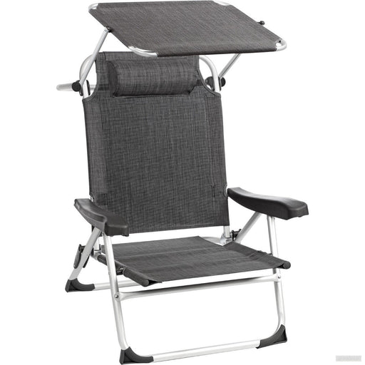 BRUNNER Zložljiv stol za plažo z nastavljivo senčnico MAKAI 0404154N.C06-PRIROCEN.SI