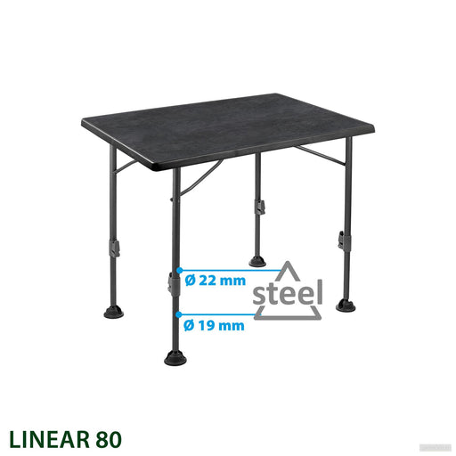 BRUNNER Miza za kampiranje LINEAR 80 0406036N.C69-PRIROCEN.SI