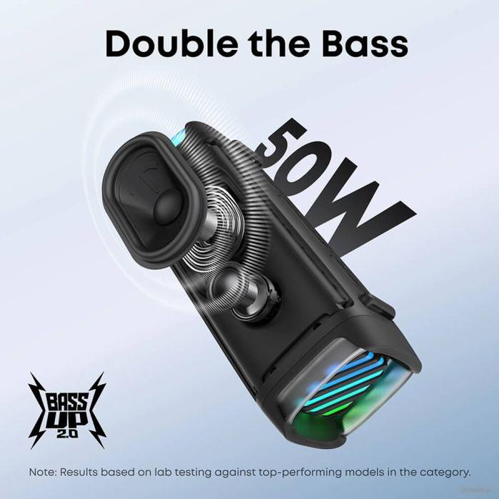 Anker Soundcore Boom 3i prenosni Bluetooth zvočnik, črn-PRIROCEN.SI