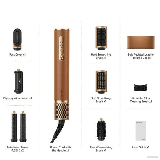 Dreame Airstyle Pro sušilnik in oblikovalec las s 7 nastavki, rjavi-PRIROCEN.SI