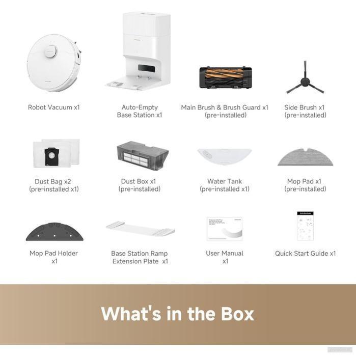 Dreame D20 Plus robotski sesalnik, beli-PRIROCEN.SI