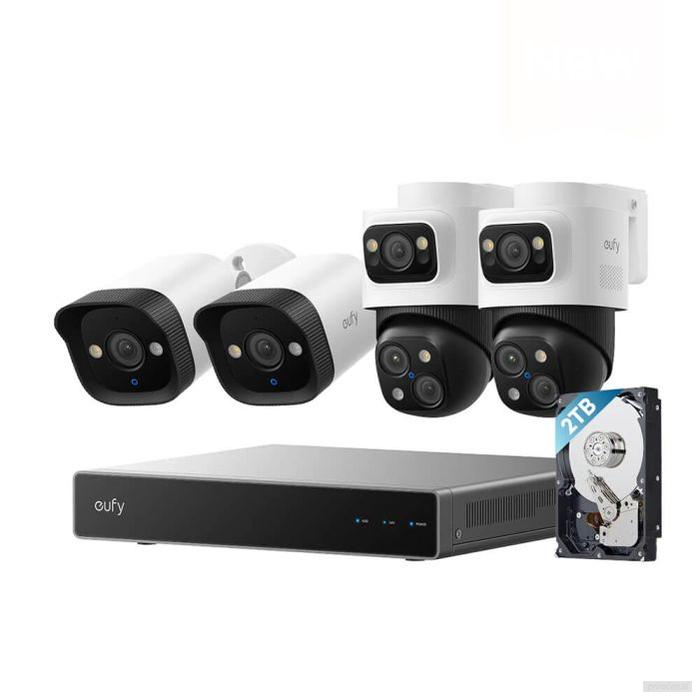 Anker Eufy Security PoE NVR nadzorni sistem S4 (2x eufy E40 + 2x eufy S4)-PRIROCEN.SI