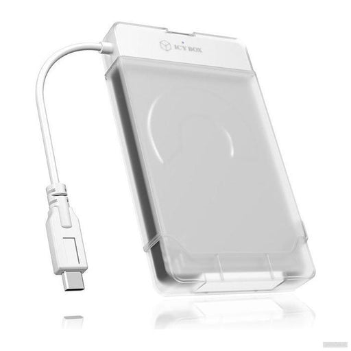 IcyBox IB-AC703-C USB-C 3.2 transparentno ohišje za 2,5" HDD in SSD diske-PRIROCEN.SI