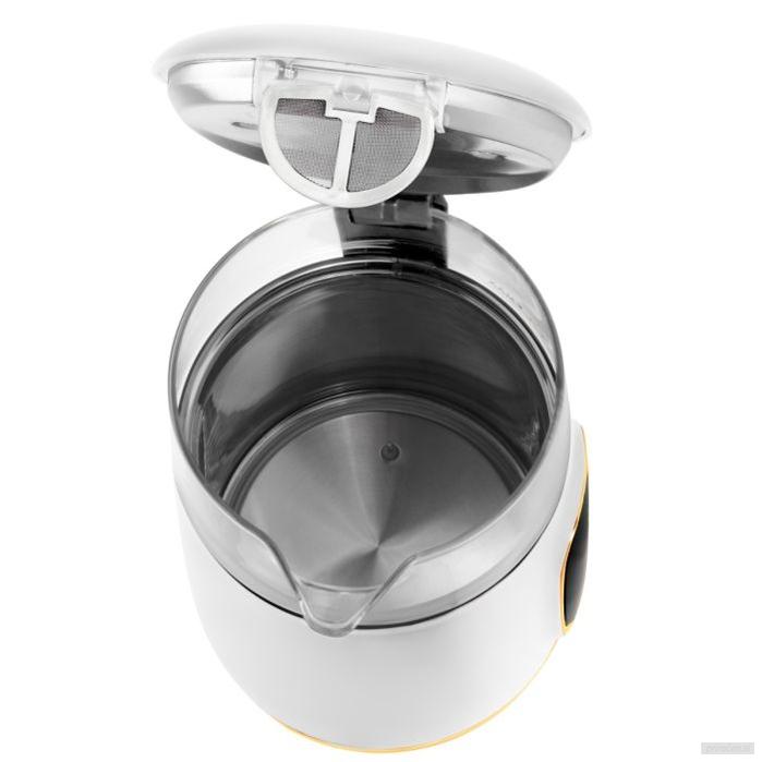 Adler Električni grelnik vode iz stekla z LED zaslonom in nastavitvijo temperature, 1,7 l-PRIROCEN.SI