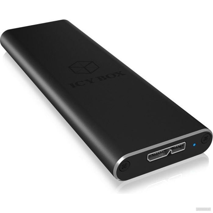 IcyBox IB-183M2 ohišje za 1x M.2 SATA SSD z vmesnikom USB 3.0-PRIROCEN.SI