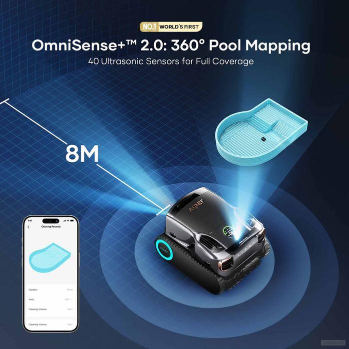 AIPER Scuba X1 Pro Max baterijski robotski sesalnik za bazen-PRIROCEN.SI