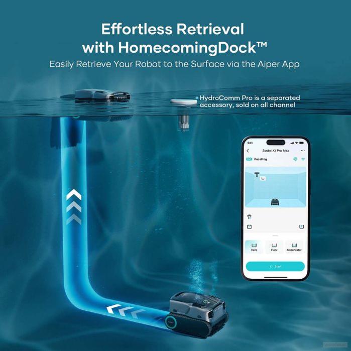 AIPER Scuba X1 Pro Max baterijski robotski sesalnik za bazen-PRIROCEN.SI