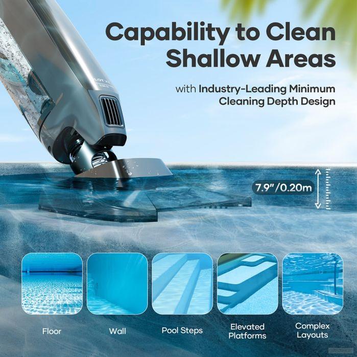 AIPER Pilot X1 baterijski pokončni sesalnik za bazen-PRIROCEN.SI