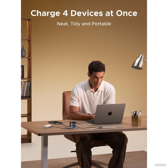 Ugreen Retractable 100W GaN USB-C polnilec-PRIROCEN.SI