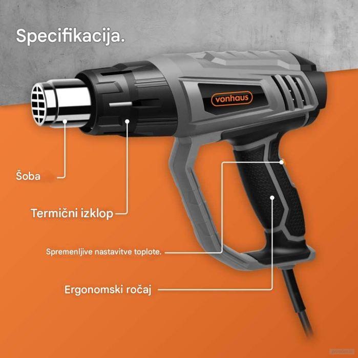 VonHaus fen za vroči zrak 2000W 3515181.1-PRIROCEN.SI