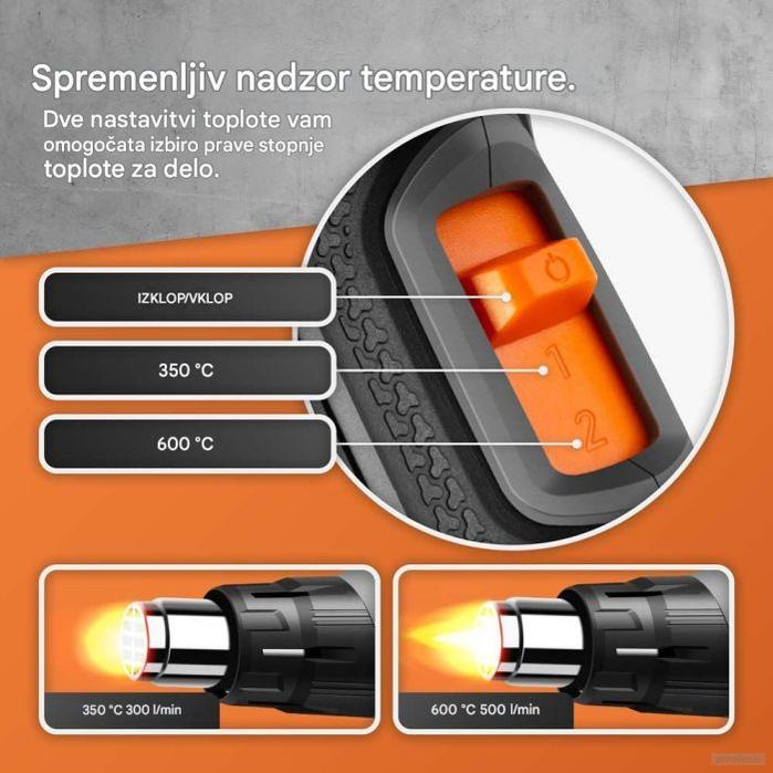 VonHaus fen za vroči zrak 2000W 3515181.1-PRIROCEN.SI