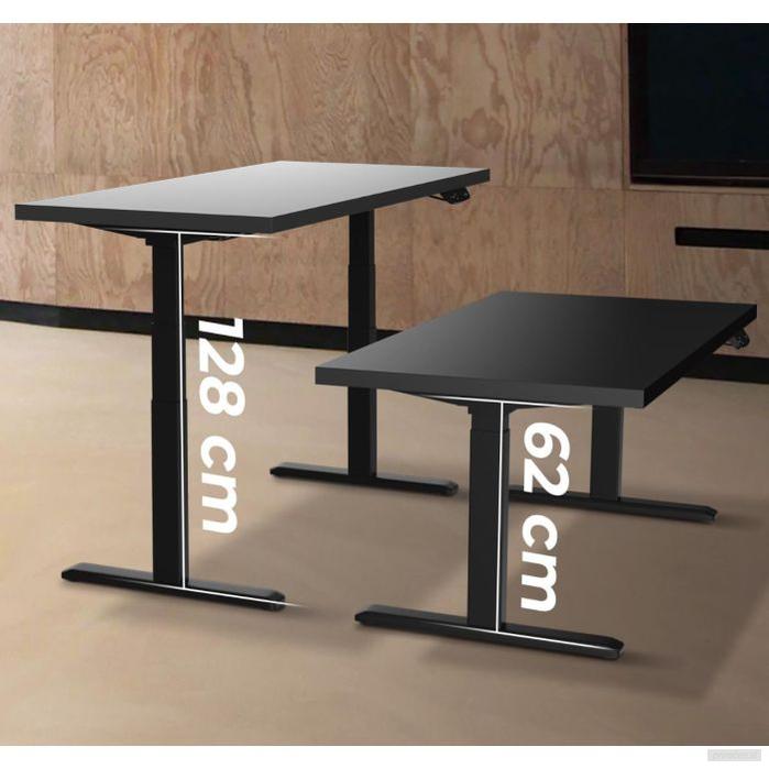 IcyBox IB-EW205B-T podnožje za ergonomsko električno dvižno mizo-PRIROCEN.SI