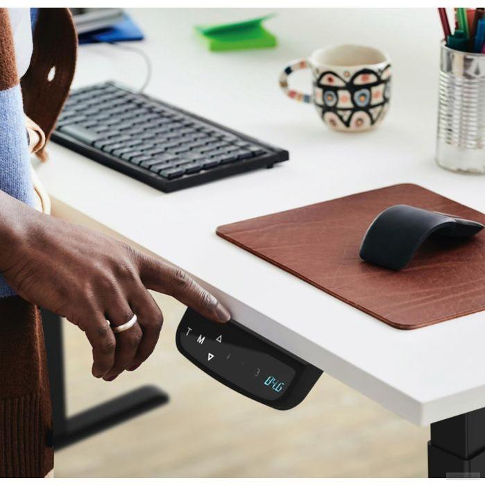 IcyBox IB-EW205B-T podnožje za ergonomsko električno dvižno mizo-PRIROCEN.SI