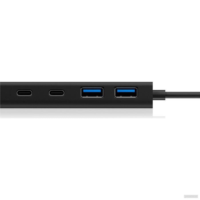 IcyBox IB-HUB1426-U3 4-portni Hub s priključkom USB-A in USB-C 3.2-PRIROCEN.SI