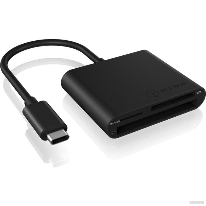 IcyBox IB-CR301-C3 USB-C čitalec kartic CF/SD/microSD-PRIROCEN.SI