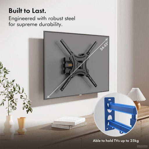 Vonhaus 61-140cm nagibni TV stenski nosilec do 25kg-PRIROCEN.SI