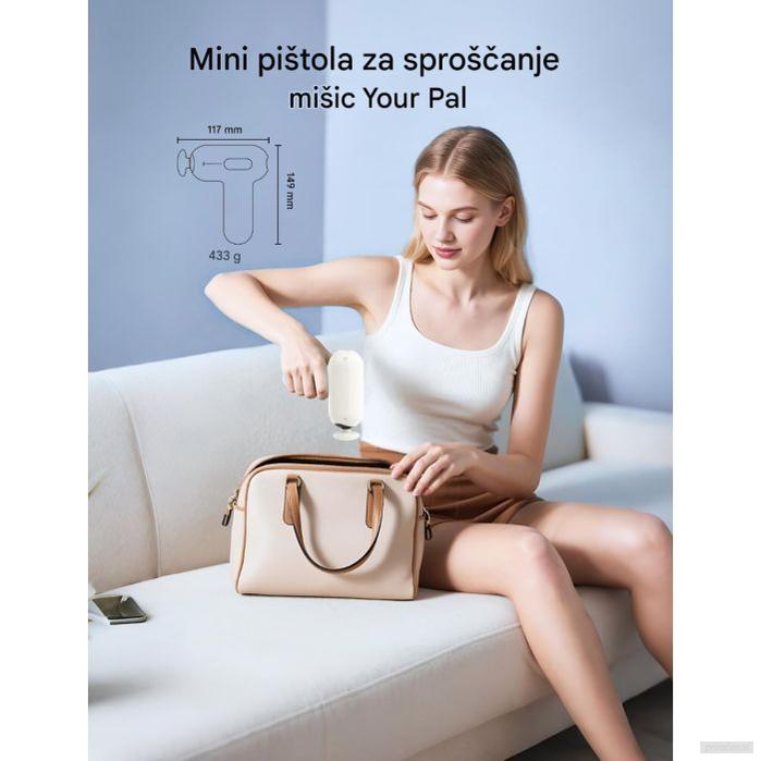 TAOTRONICS Masažna mini pištola bela-PRIROCEN.SI