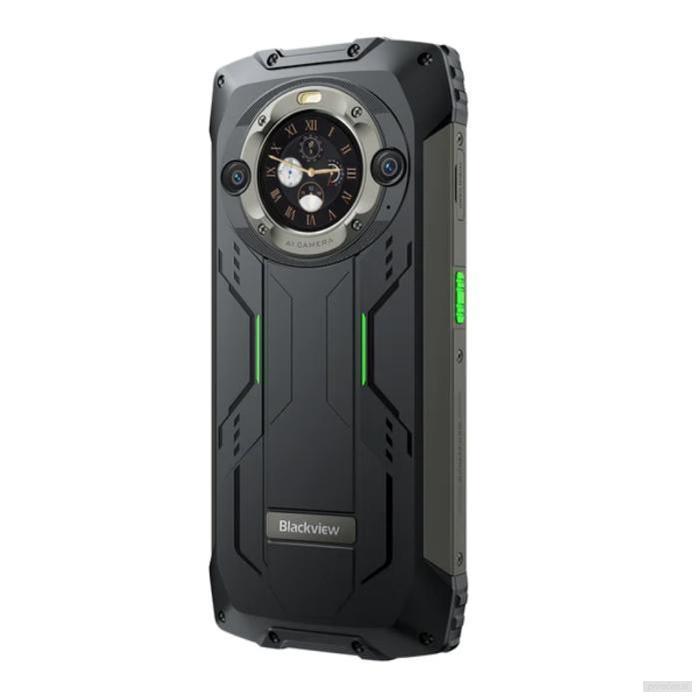 Blackview pametni robustni telefon BV9300 Pro 12GB+256GB z vgrajeno 100LM svetilko, zelen-PRIROCEN.SI
