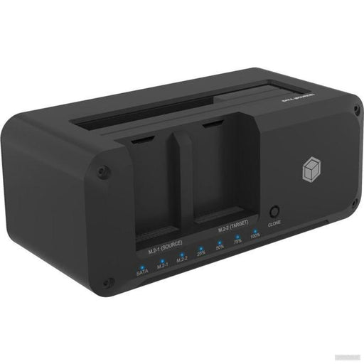 IcyBox IB-2924MSCL-C31 priklopna in klonirna postaja za M.2 NVMe SSD & 2,5/3,5 SATA SSD/HDD-PRIROCEN.SI