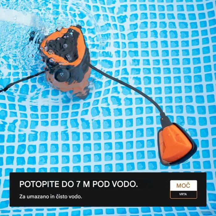 VonHaus 400 W odtočna vodna črpalka z 8 m cevjo-PRIROCEN.SI