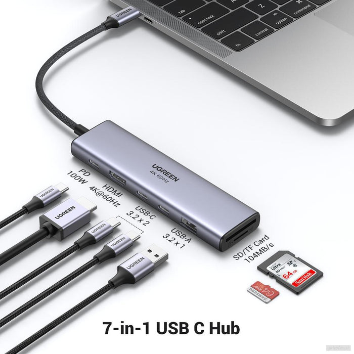 Ugreen 7 v 1 USB-C hub-PRIROCEN.SI