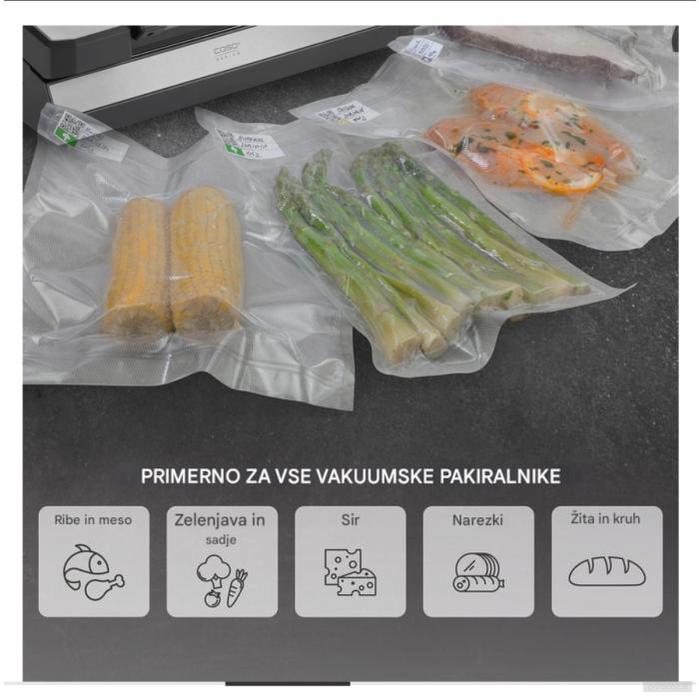 CASO 8-zvezdične vakuumske vrečke 16x23 cm, 50 kos-PRIROCEN.SI