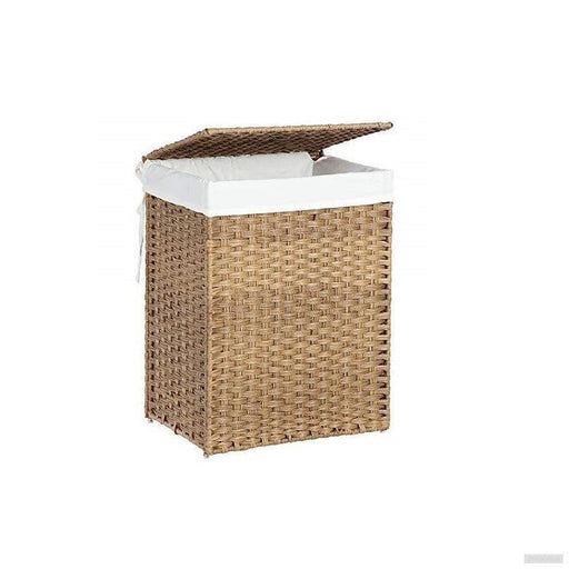 SONGMICS Košara za perilo Ratan 90L naravna, LCB51NL-PRIROCEN.SI