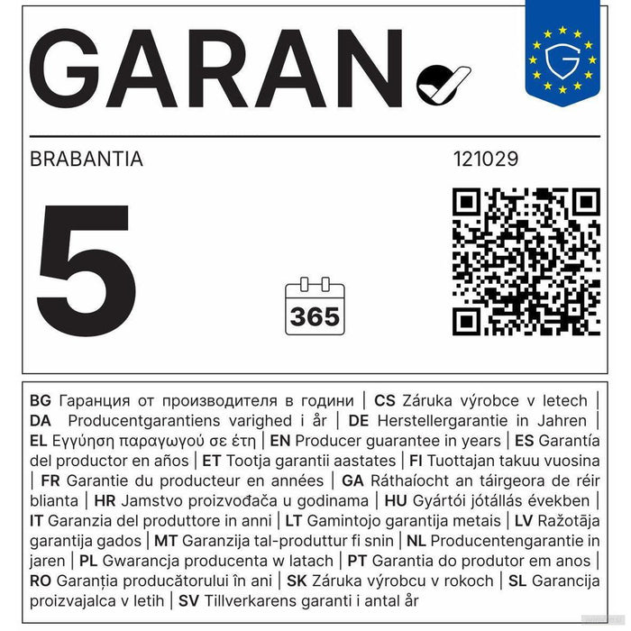 Brabantia koš na pedal 3x11L rdeč 121029-PRIROCEN.SI
