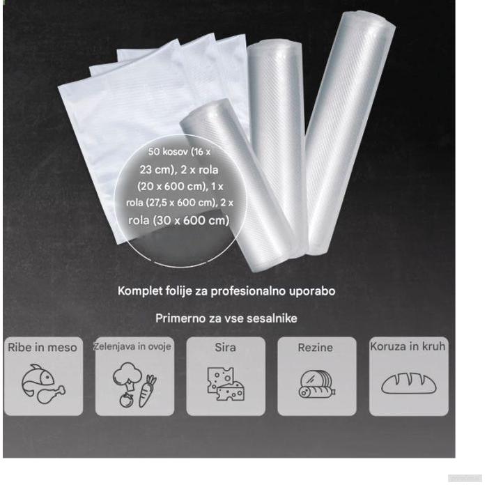 CASO komplet folij 5 16 × 23 cm, 20 × 30 cm, 30 × 40 cm-PRIROCEN.SI