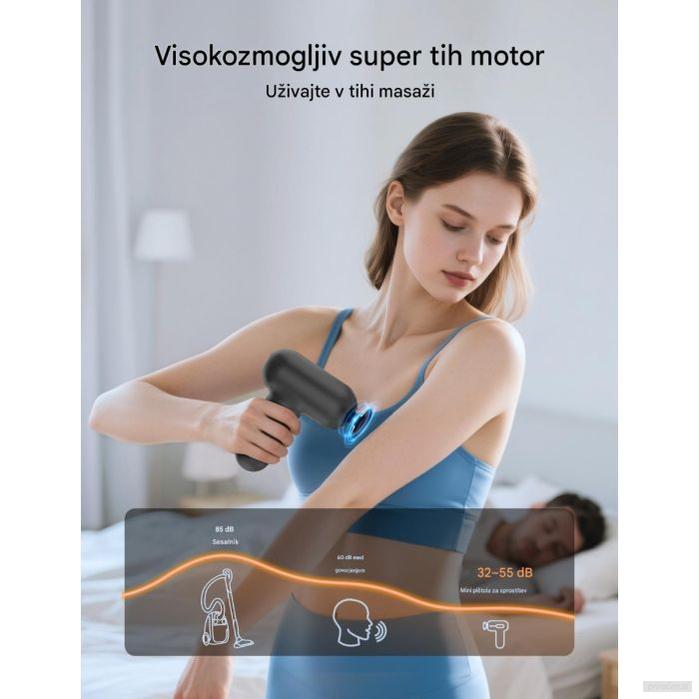 TAOTRONICS Masažna mini pištola črna-PRIROCEN.SI
