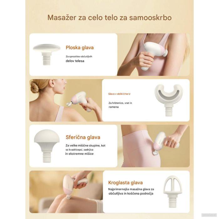 TAOTRONICS Masažna mini pištola pink-PRIROCEN.SI