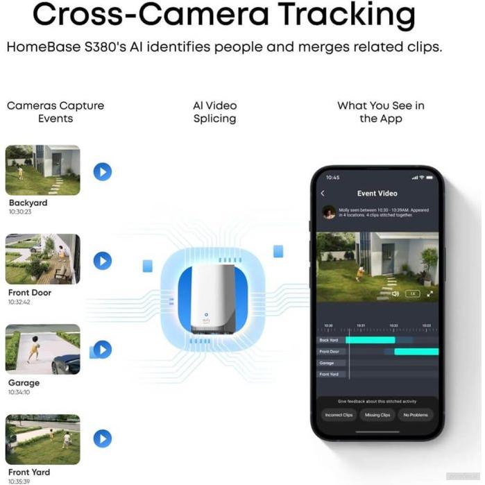 Anker Eufy Security SoloCam E42 komplet 4 kamer + HomeBase 3 baza + 4 solarni paneli-PRIROCEN.SI