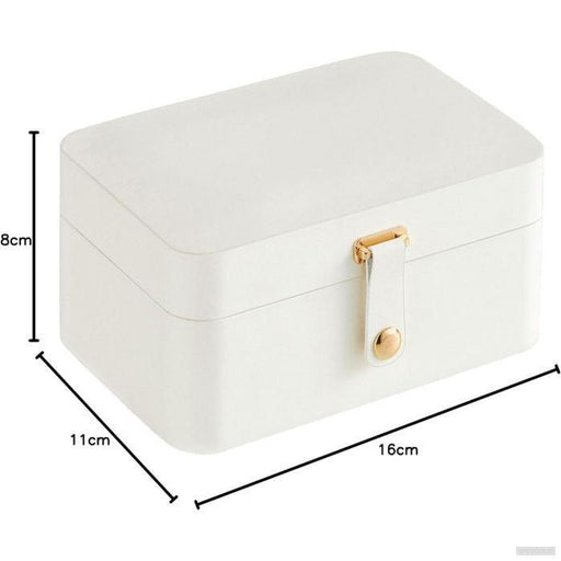 SONGMICS škatla za nakit bela-PRIROCEN.SI