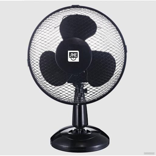 SHE namizni ventilator 40 cm 40W črn-PRIROCEN.SI
