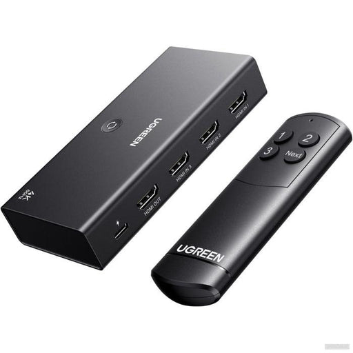 Ugreen HDMI stikalo 4K@60Hz, razdelilnik 3 v 1 s HDR+ podporo-PRIROCEN.SI