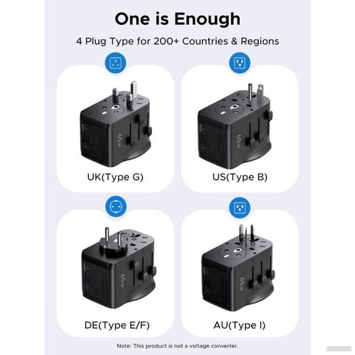 Ugreen 65W univerzalni potovalni adapter-PRIROCEN.SI