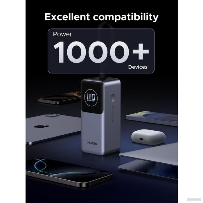 Ugreen prenosna polnilna baterija 12.000mAh, 100W-PRIROCEN.SI