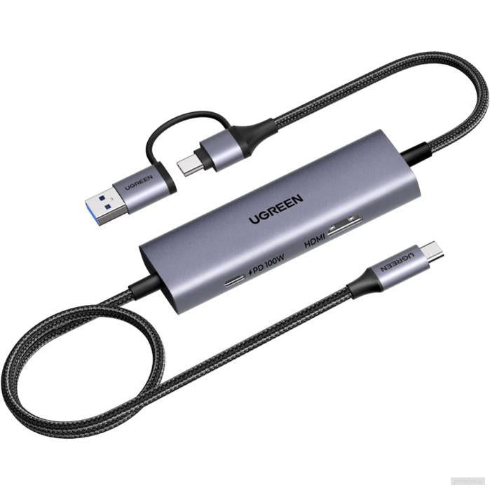Ugreen USB-C adapter za zajem slike HDMI 4K@30Hz z USB PD 100W-0