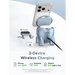 Ugreen 2-in-1 MagSafe brezžični polnilnik Qi2 30W-PRIROCEN.SI