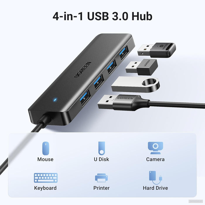 Ugreen USB 3.0 Hub s 4x USB-A priključki-PRIROCEN.SI