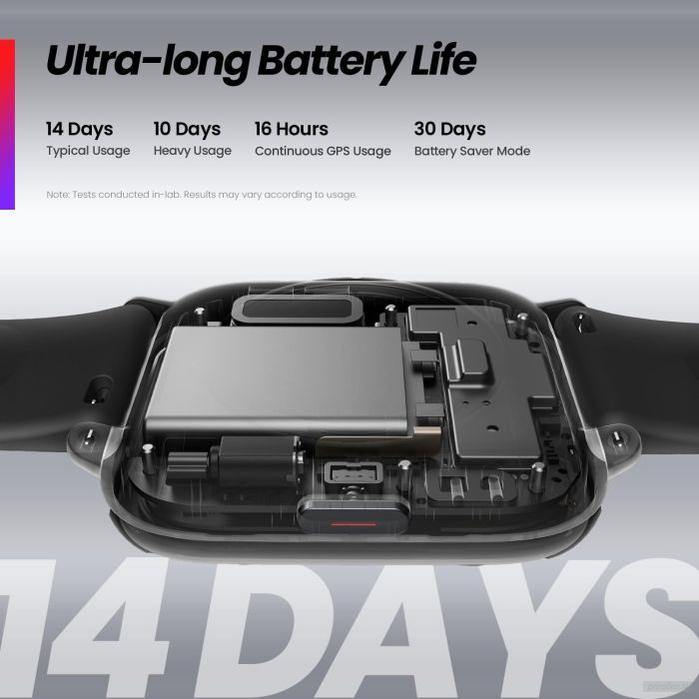 Amazfit Active pametna ura, črna-PRIROCEN.SI